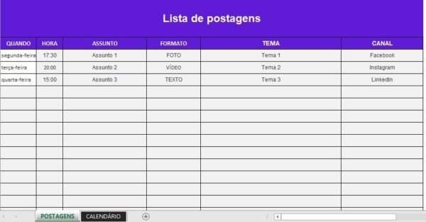 E-Book PLR Cronograma de conteúdo para Redes Sociais - Image 10