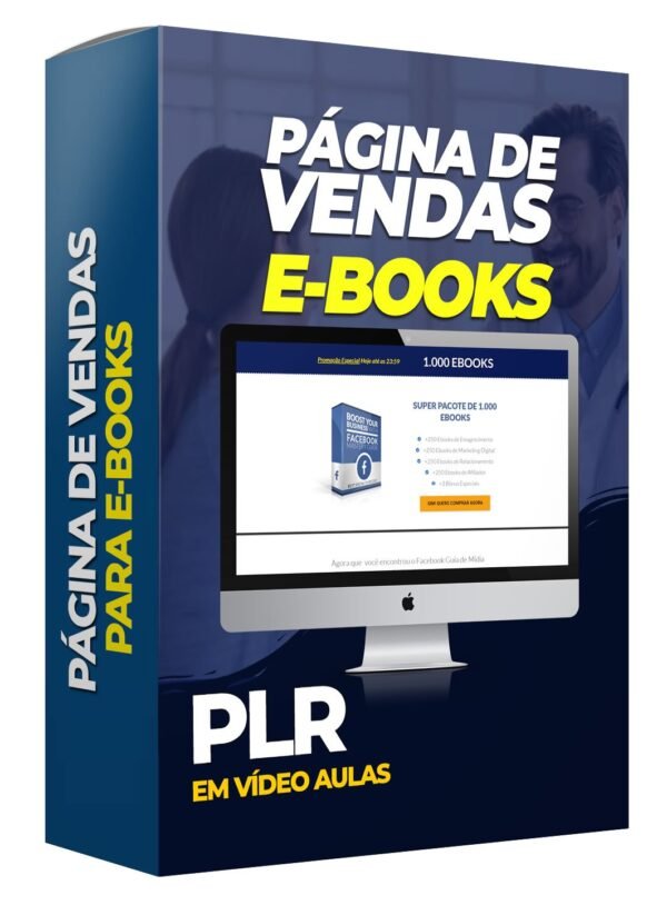 Curso PLR em Vídeo Páginas de Vendas para Ebooks
