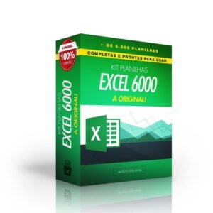 Kit 6.000 Modelos Planilhas Prontas e Editáveis