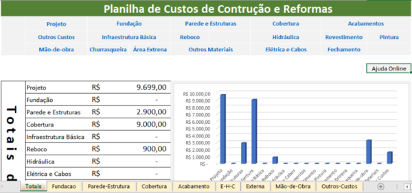 Planilha de Construção e Reformas - Image 5