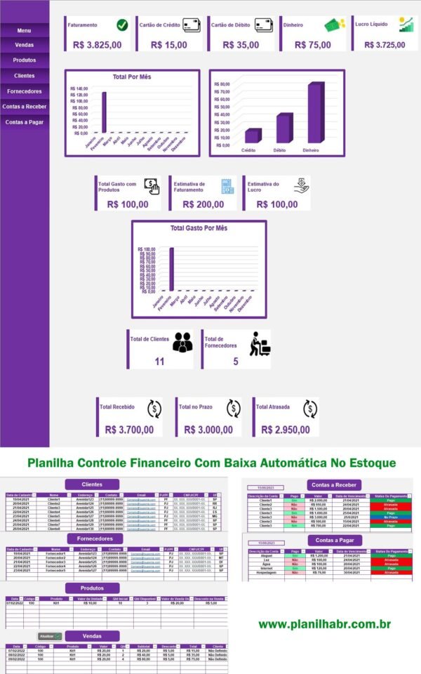 Planilha Controle Financeiro - Image 2