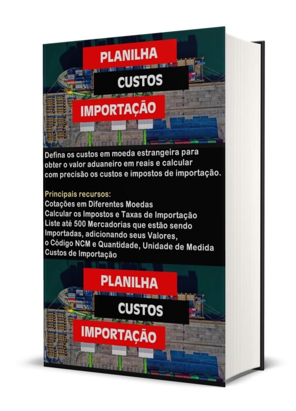 Planilha de Custos de Importação - Image 8