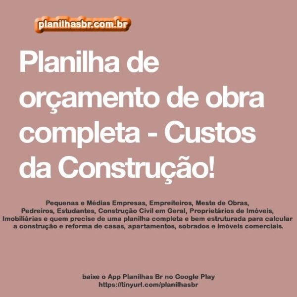 Planilha de Construção e Reformas - Image 6