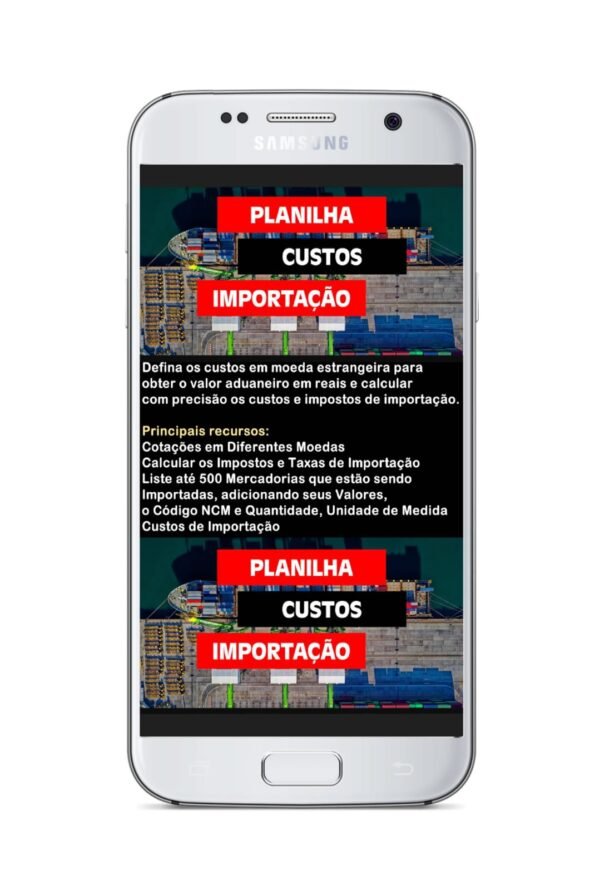 Planilha de Custos de Importação - Image 6