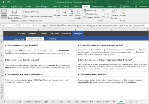Planilha de Gestão de Clínicas Médicas - Image 9