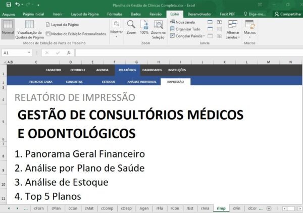 Planilha de Gestão de Clínicas Médicas - Image 22