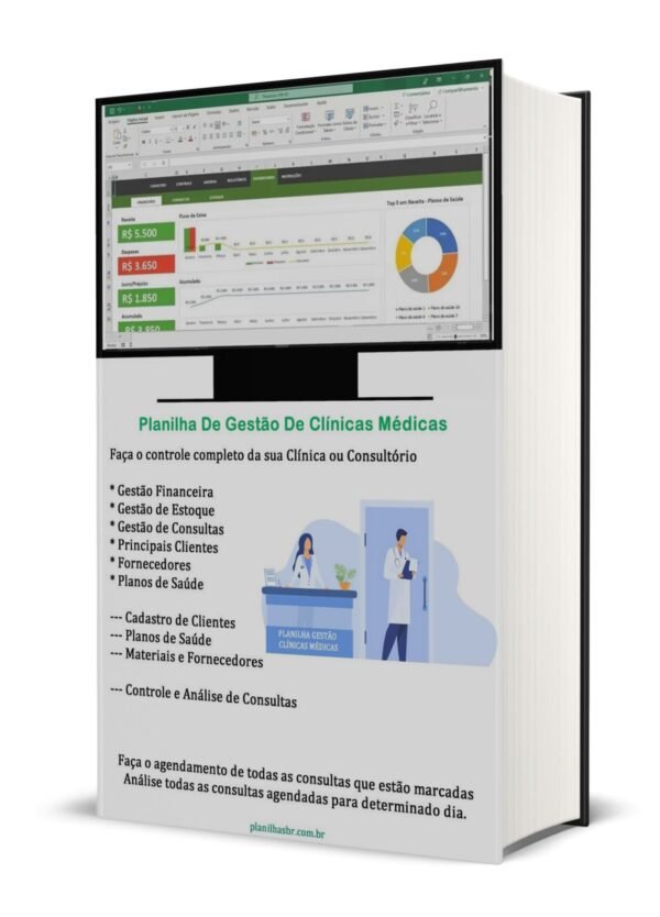 Planilha de Gestão de Clínicas Médicas