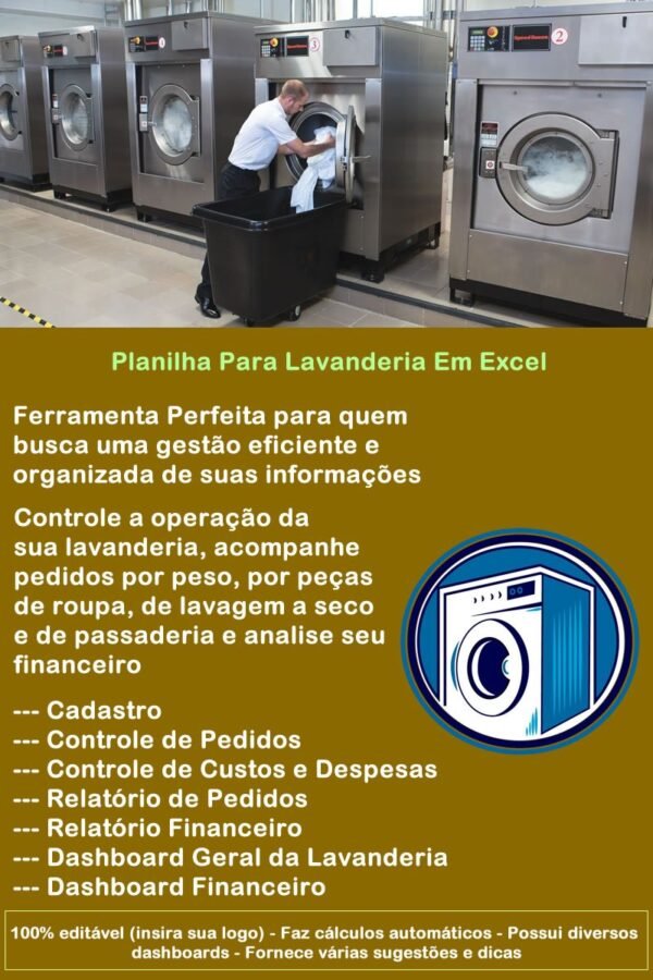 Planilha Lavanderia Excel - Image 10