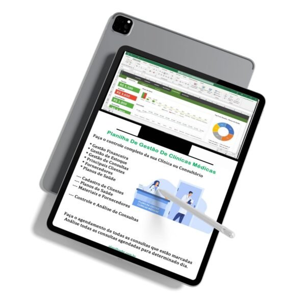 Planilha de Gestão de Clínicas Médicas - Image 2