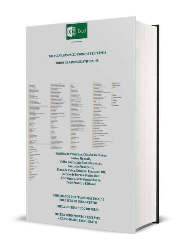 200 Planilhas Excel